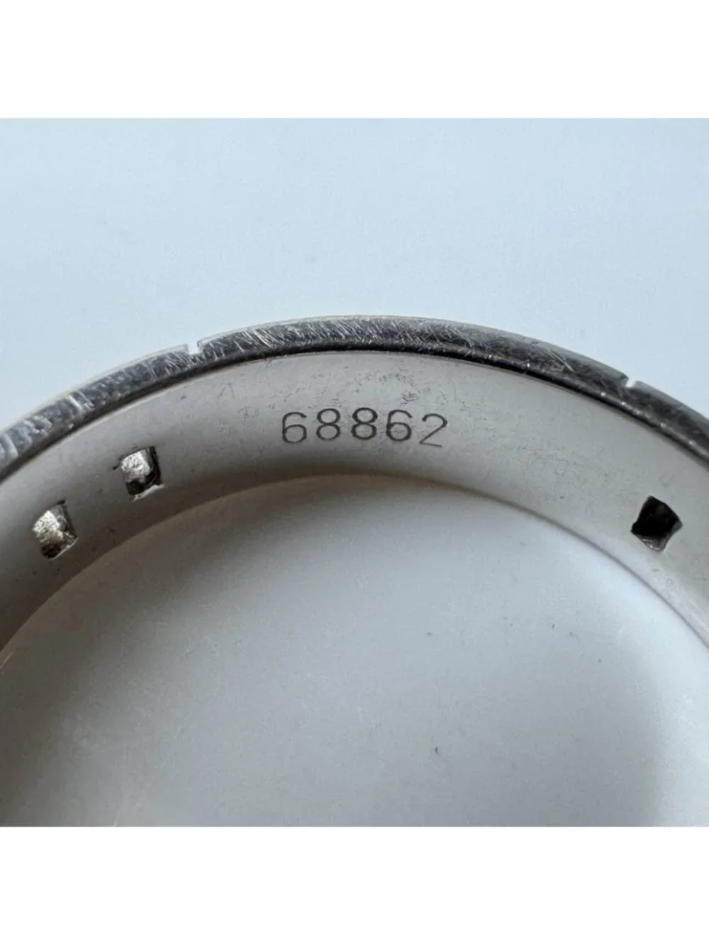 Hermes Cles Sling 18k 57 16.5 Ring